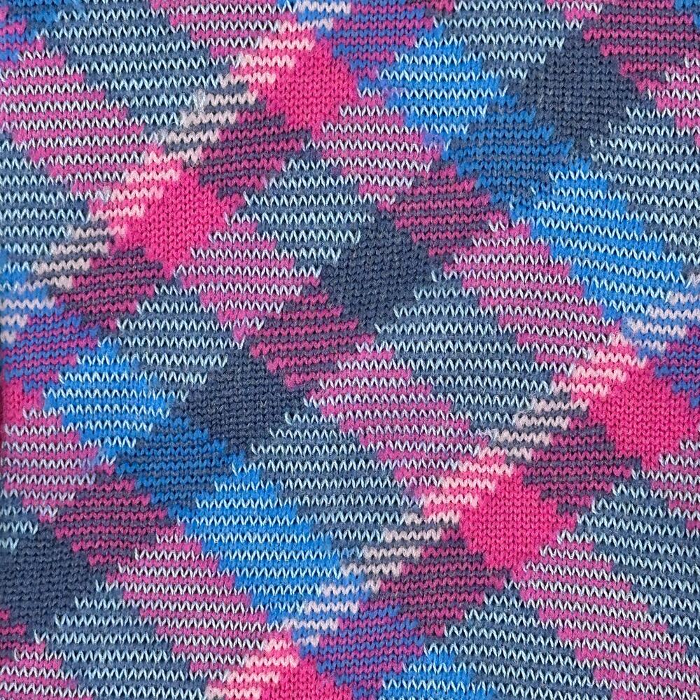 Cremieux Plaid Polka Dot Fish Knee Crew Sock Lot Mens 6-12.5 Purple Gray Easter - Picture 4 of 5